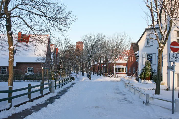 Borkum im Schnee
